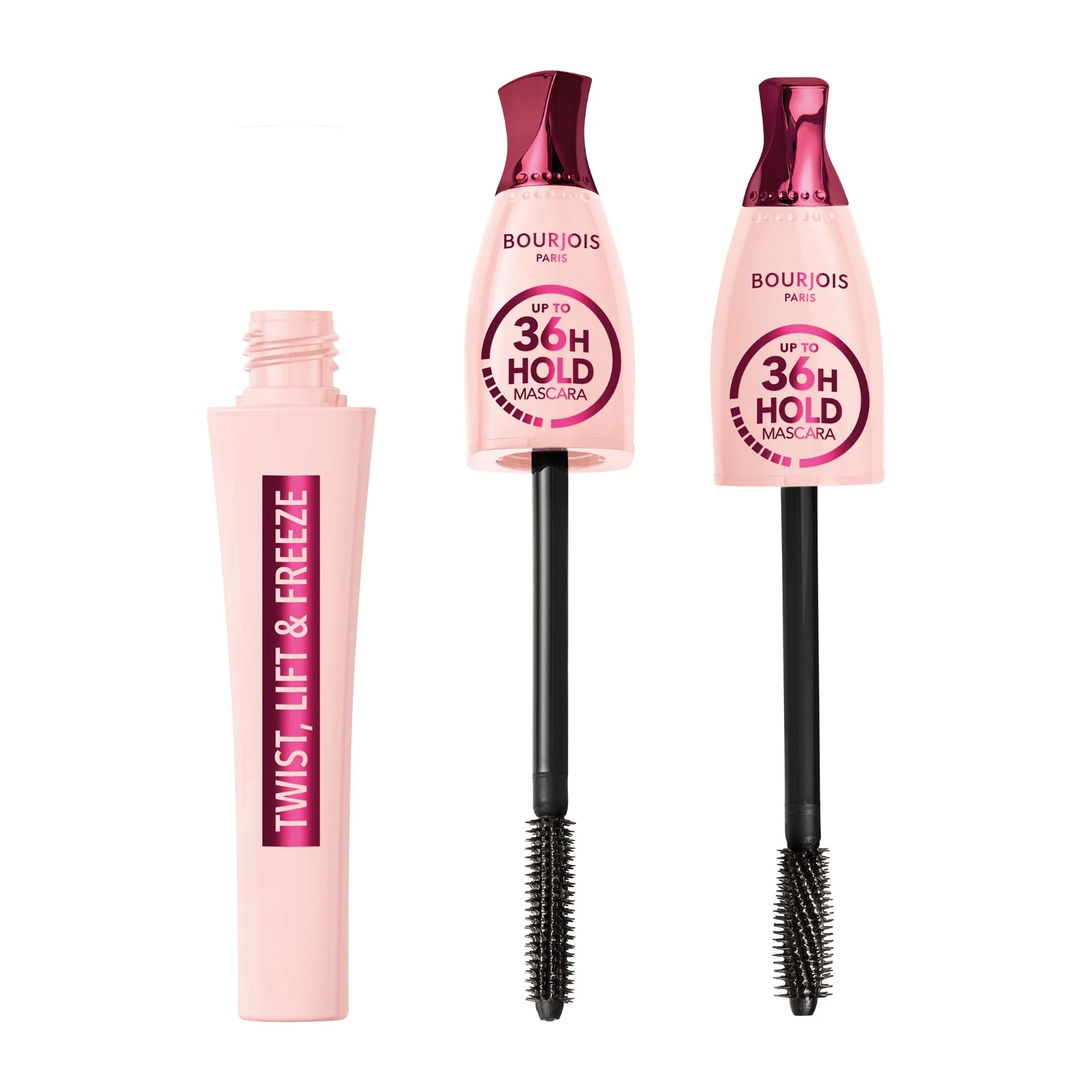 Bourjois Twist, Lift & Freeze tusz do rzęs, unoszący, wydłużający,  8 ml