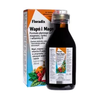 Floradix Wapń i Magnez. suplement diety, 250 ml