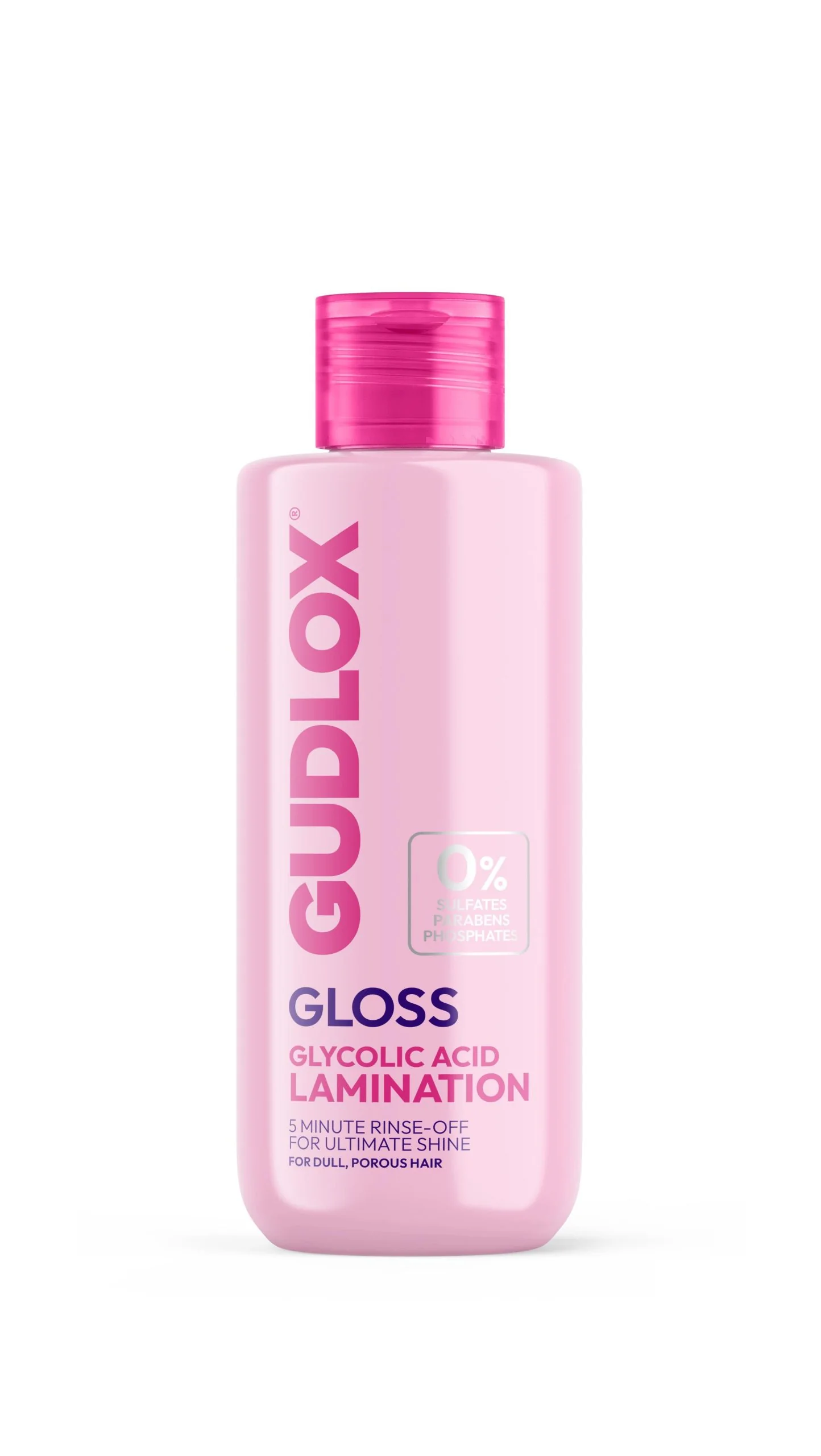 Gudlox Gloss serum nadające włosom blask z kwasem glikolowym, 200 ml