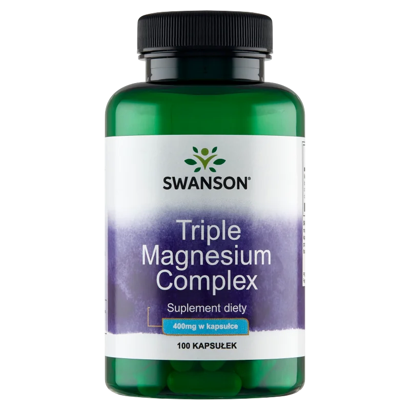 Swanson Triple Magnesium Complex 400 mg 100 kapsułek