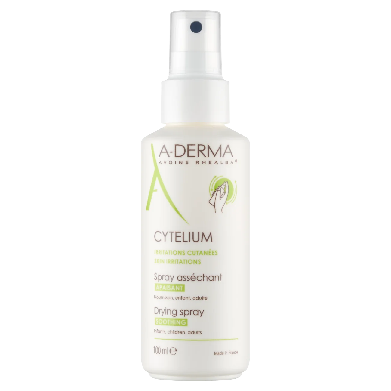 A-Derma Cytelium spray osuszający do skóry podrażnionej, 100 ml