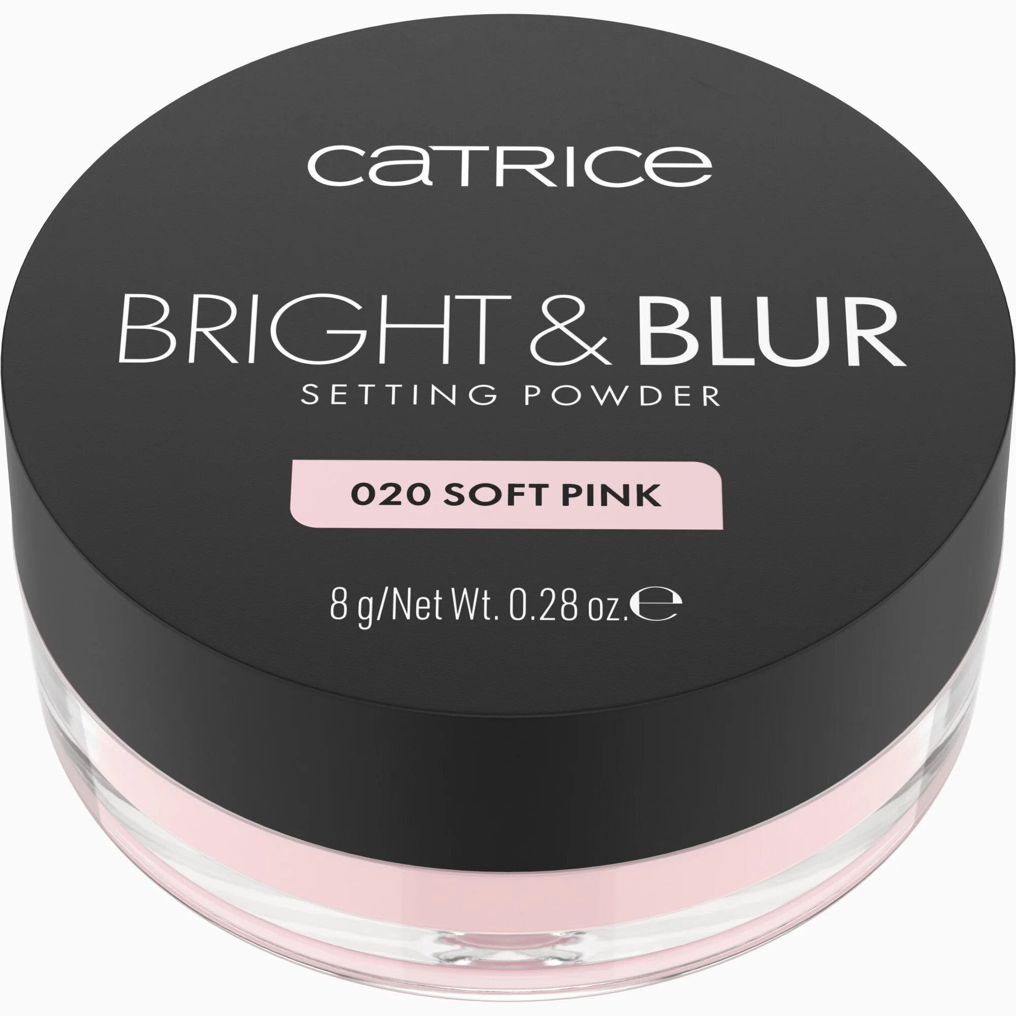CATRICE Bright & Blur puder utrwalający 020 Soft Pink, 8 g