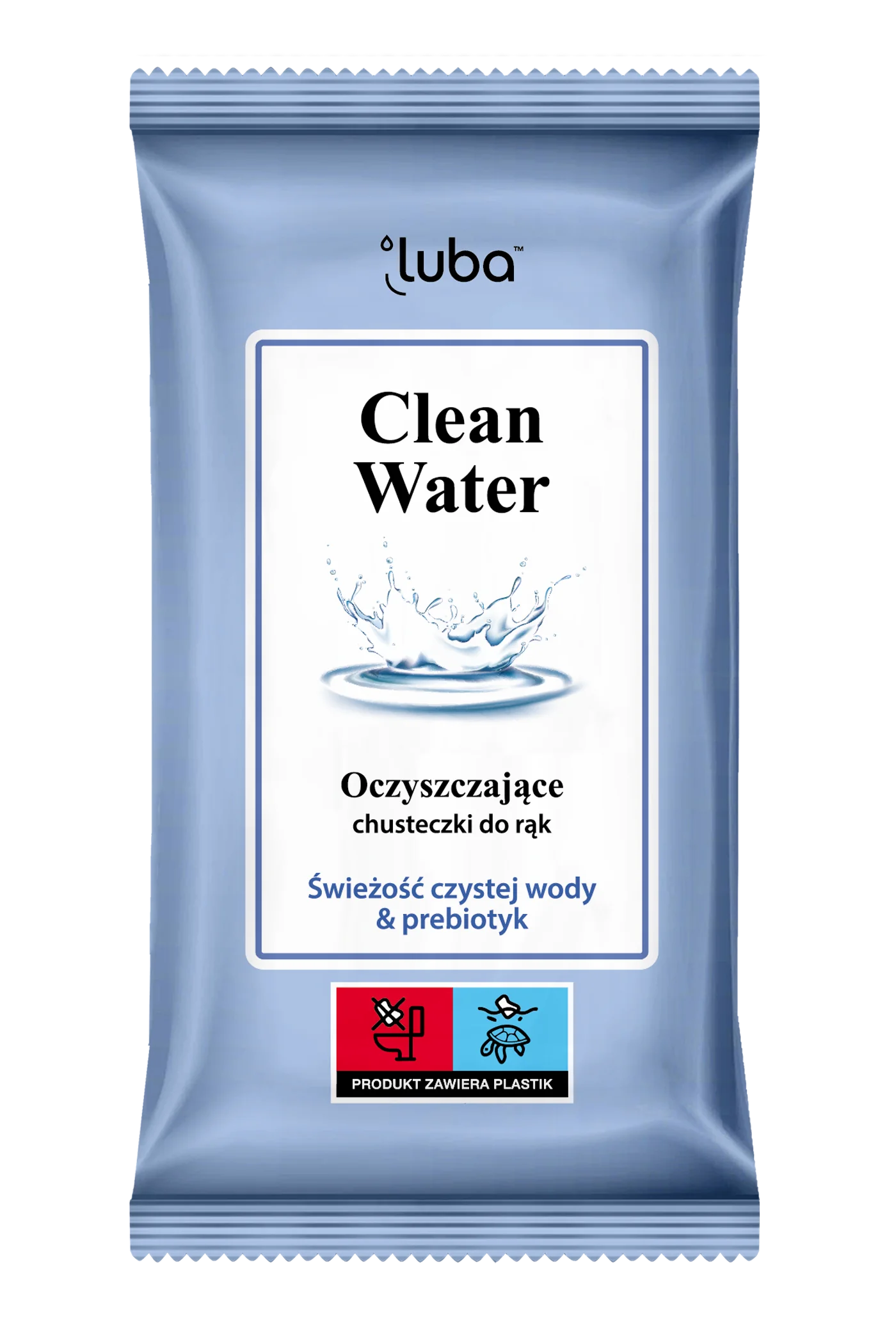 Luba Tuli Clean Water chusteczki nawilżane, 15 szt.
