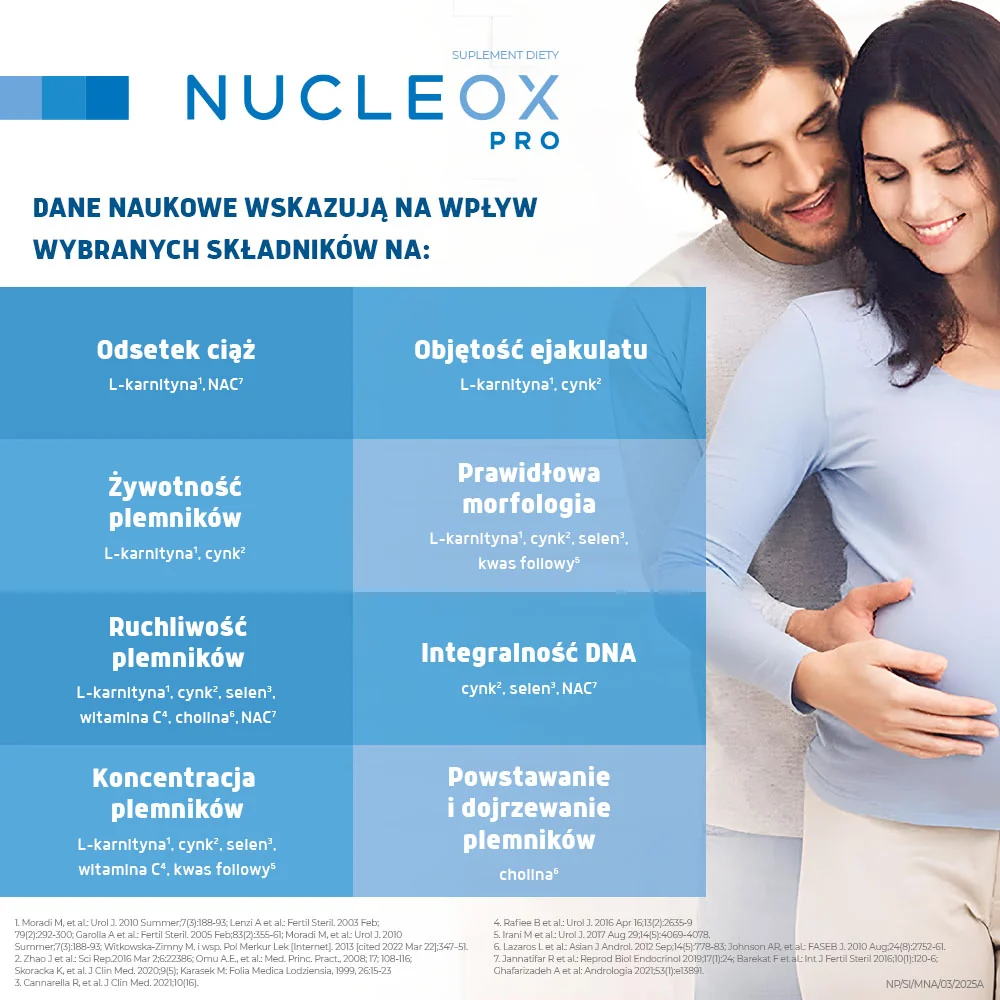 Nucleox Pro suplement diety, 30 saszetek + 30 kapsułek