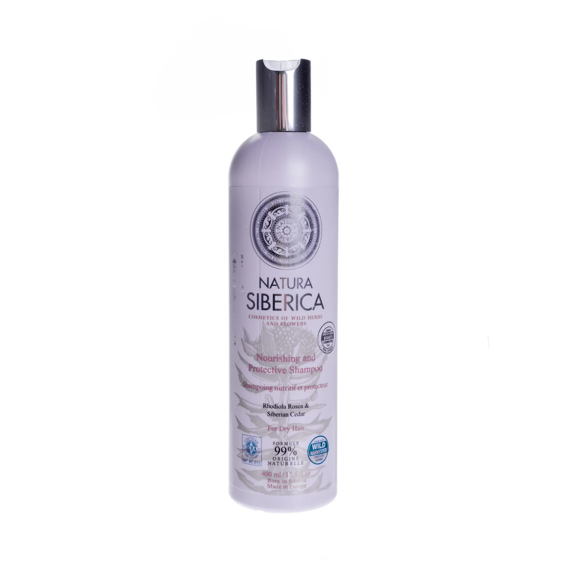 Natura Siberica szampon odżywczo-ochronny do suchych włosów, 400 ml