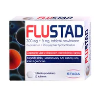 Flustad, 200 mg + 5 mg, 12 tabletek powlekanych