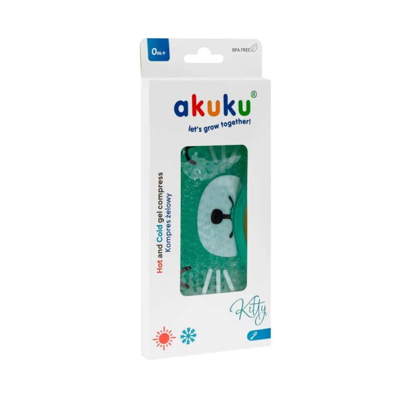 Akuku kompres żelowy na gorączkę i ból, 1 szt.