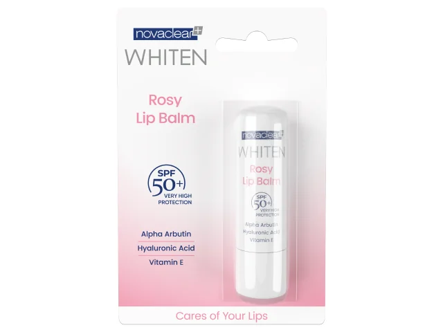 Novaclear Whiten Rosy Lip Balm pomadka ochronna do ust z SPF 50+, 4,9 g