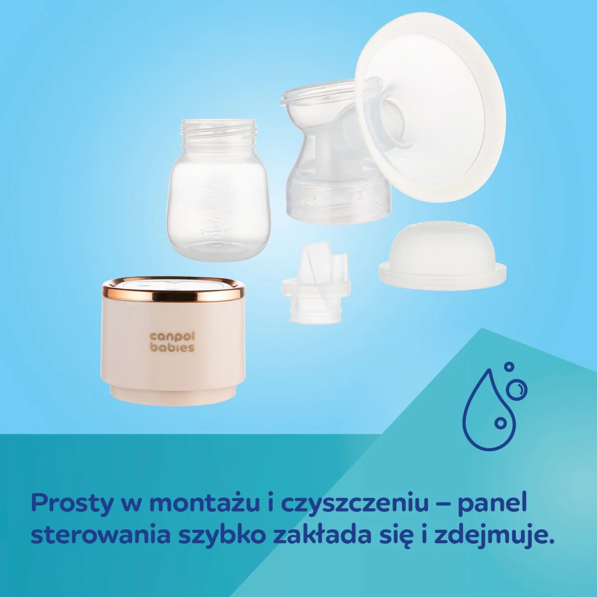 Canpol Babies PowerPump przenośny laktator elektryczny, 1 sztuka