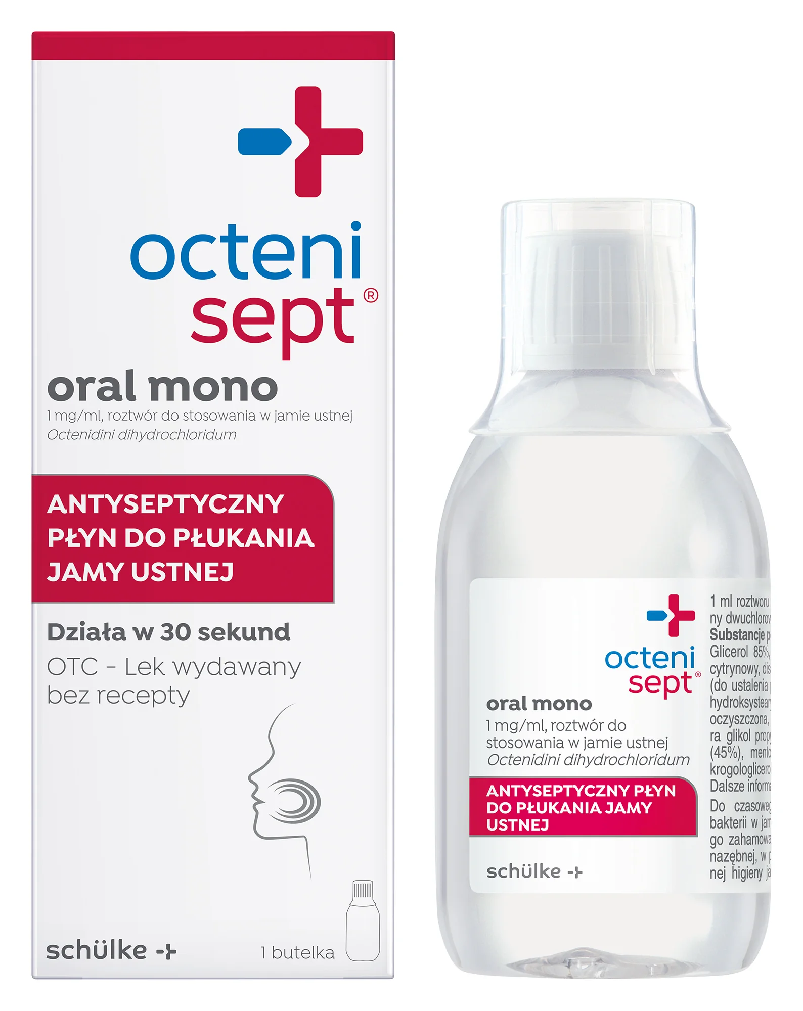 Octenisept Oral Mono 1 mg/ml, roztwór do stosowania w jamie ustnej, 250 ml
