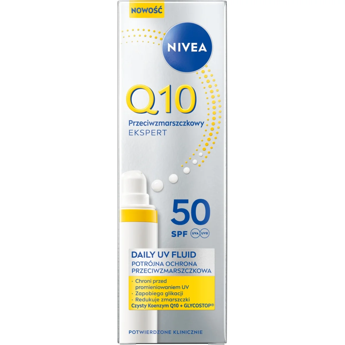 Nivea Q10 krem fluid na dzień SPF 50, 40 ml