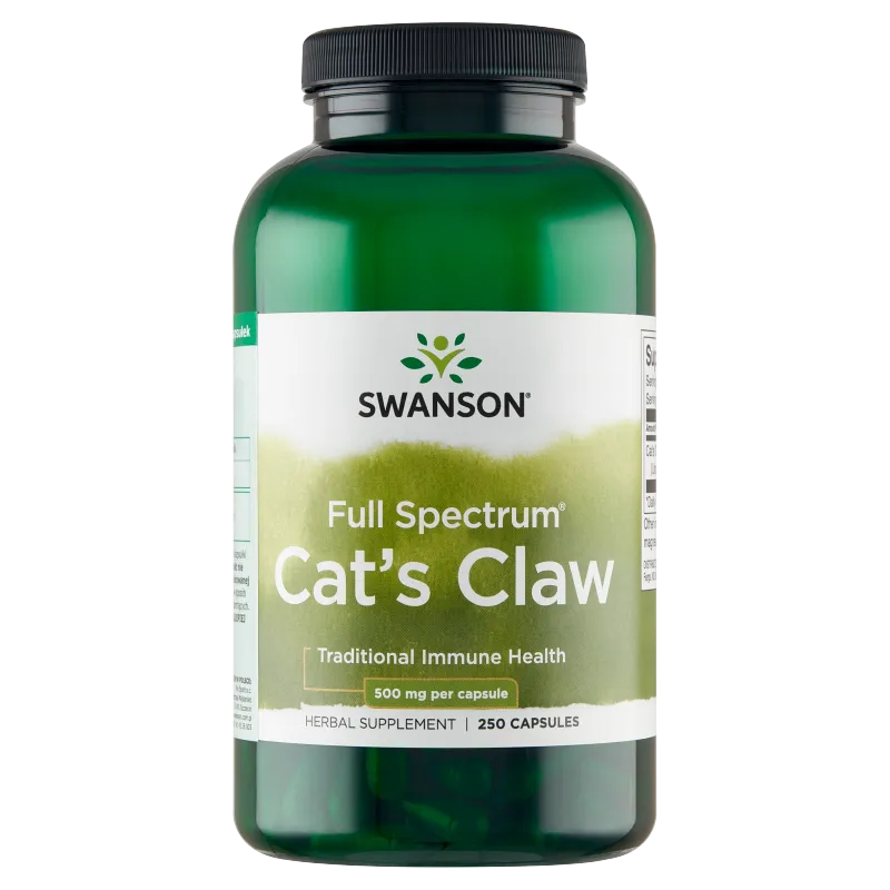 Swanson Cat's Claw, suplement diety, 250 kapsułek