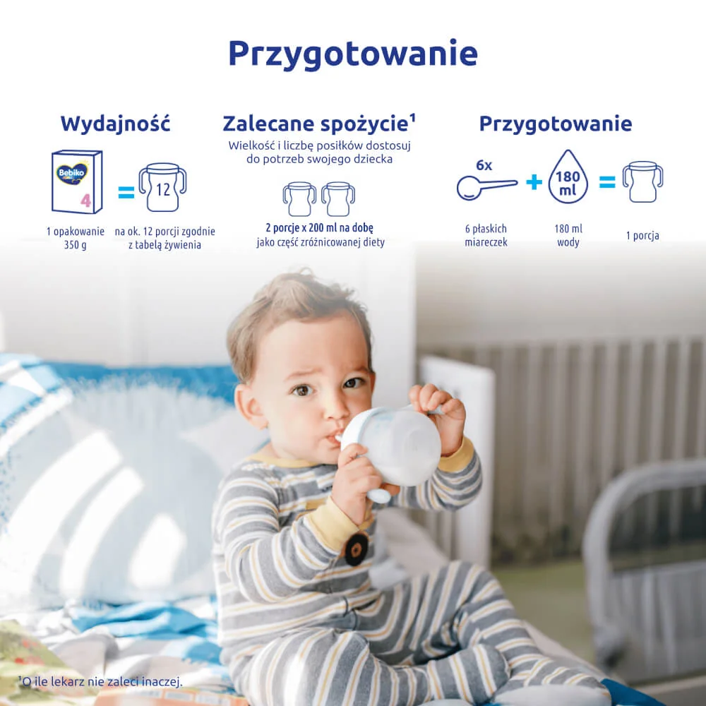 Bebiko Junior 4 mleko modyfikowane dla dzieci powyżej 2. roku życia, 350 g