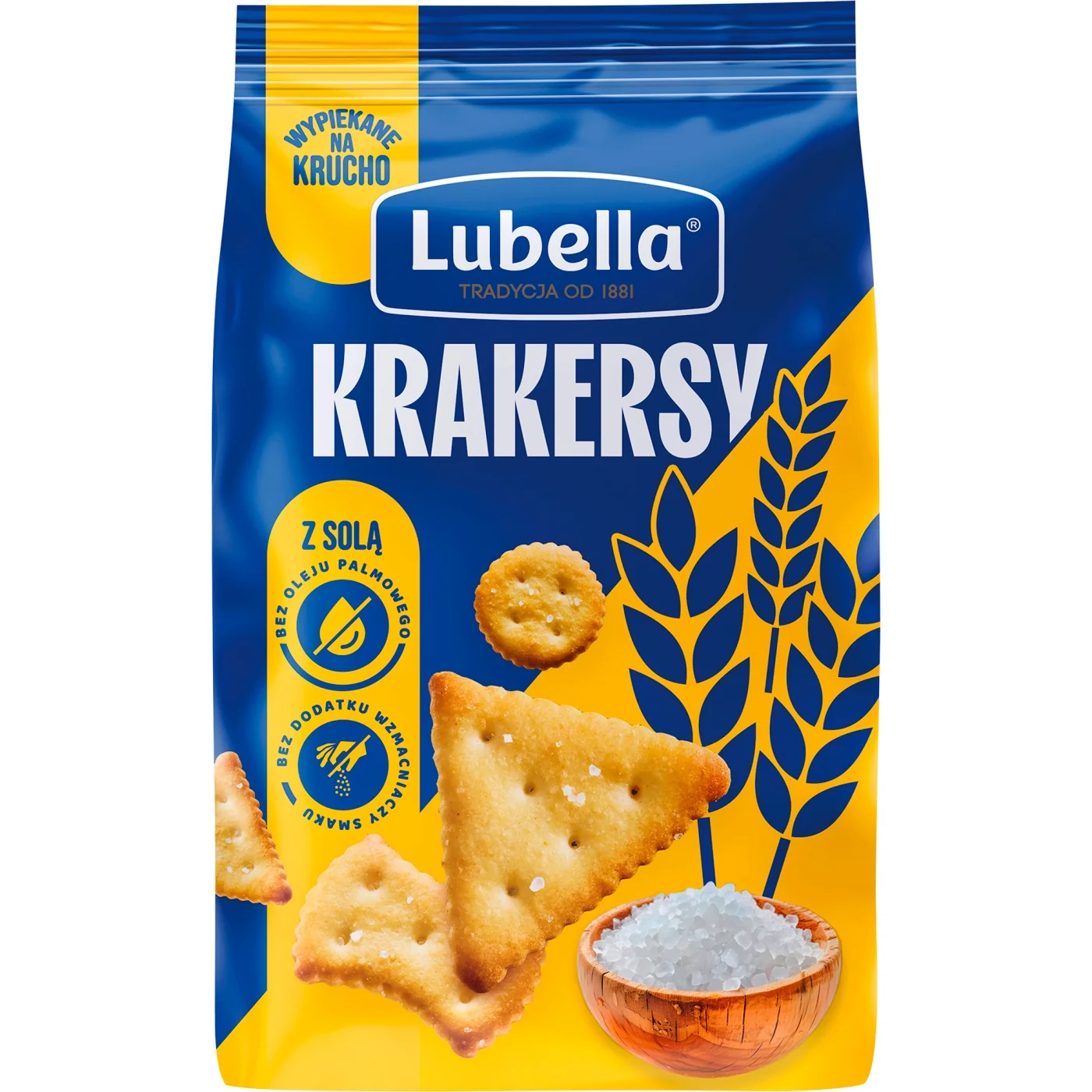 Lubella Krakersy z solą, 90 g