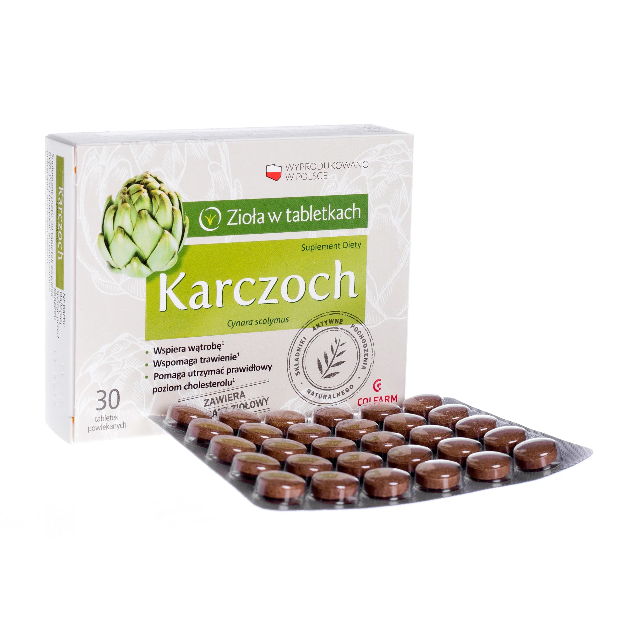 Colfarm Karczoch 30 tabletek powlekanych