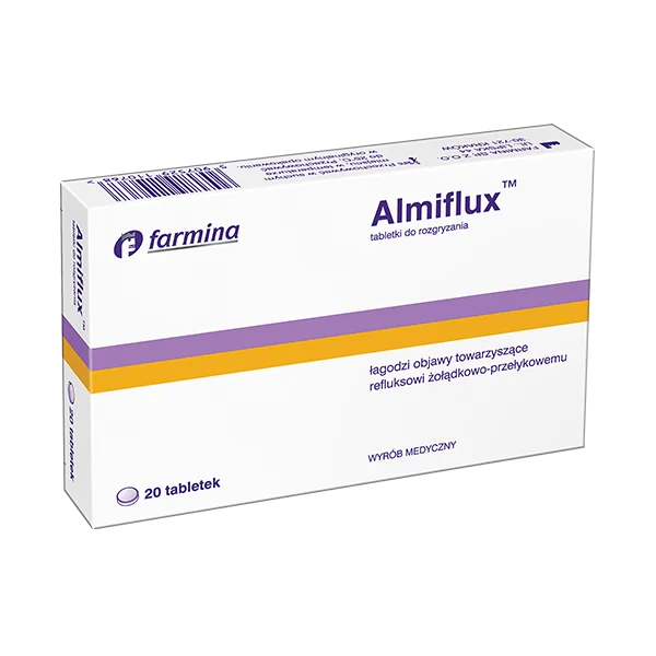 Almiflux 20 tabletek do rozgryzania
