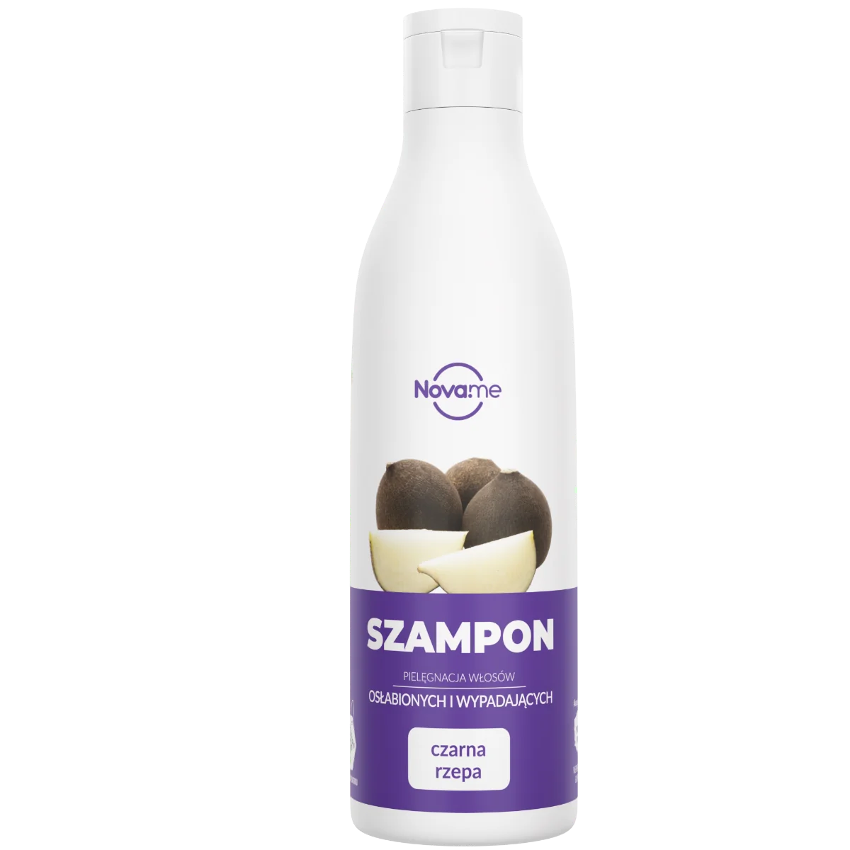Novame Czarna rzepa szampon do włosów, 300 ml
