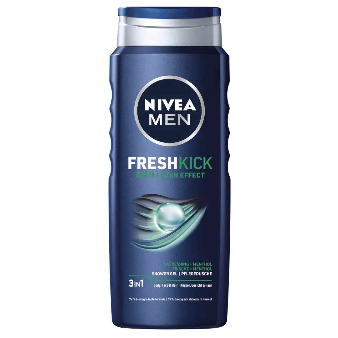 Nivea Men Fresh Kick Żel pod prysznic, 500 ml