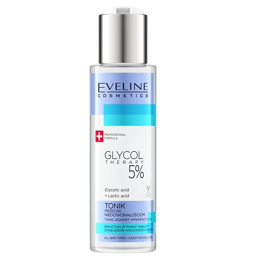 Eveline Cosmetics Glycol Therapy tonik przeciw niedoskonałościom 5%, 110 ml