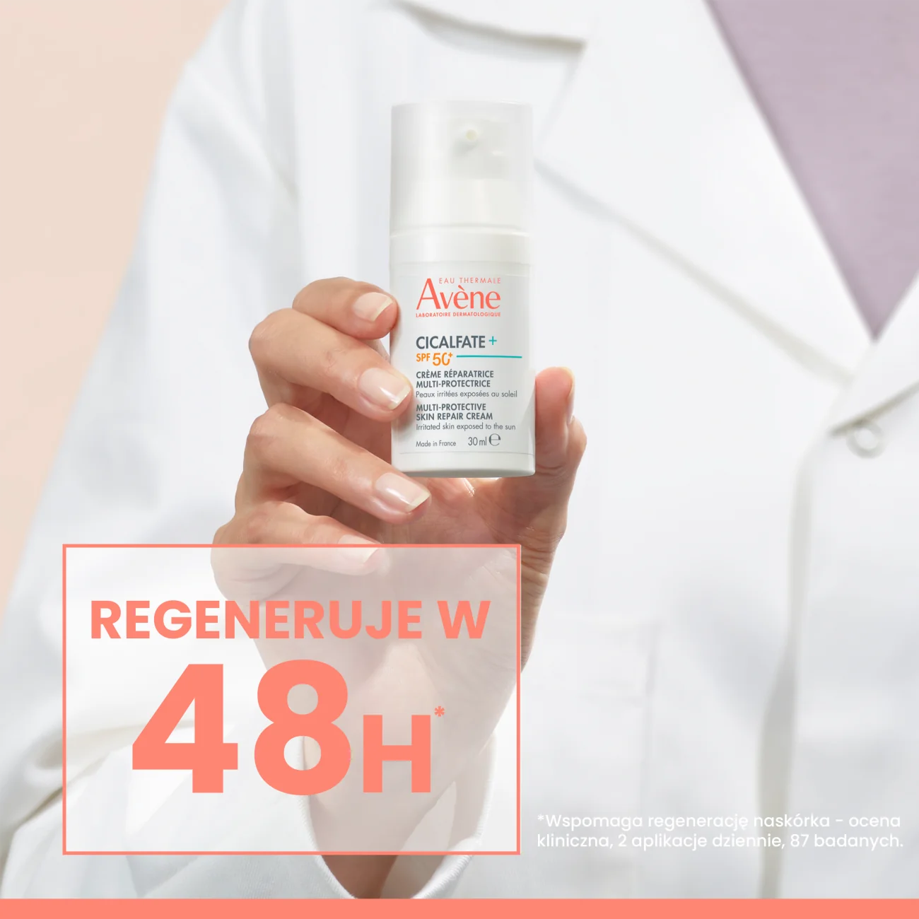 Avène Cicalfate + Multi-Protective Repair Cream SPF50+ krem regenerujący SPF 50+ 30 ml