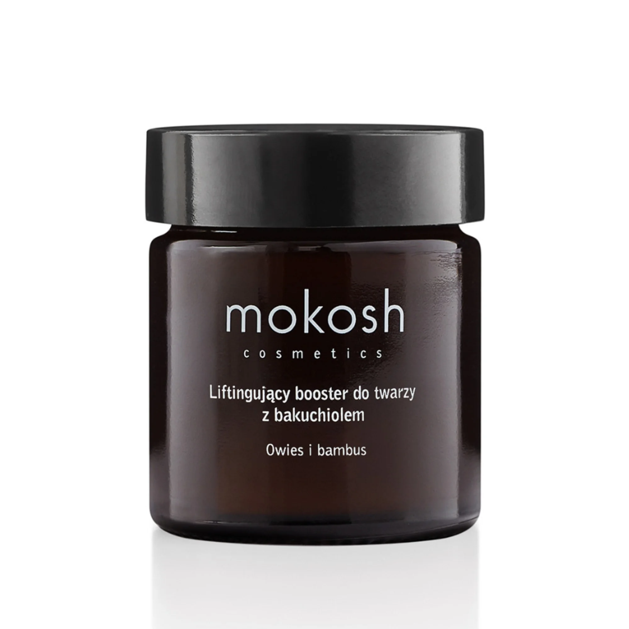 Mokosh Owies i Bambus liftingujący booster do twarzy z bakuchiolem, 30 ml