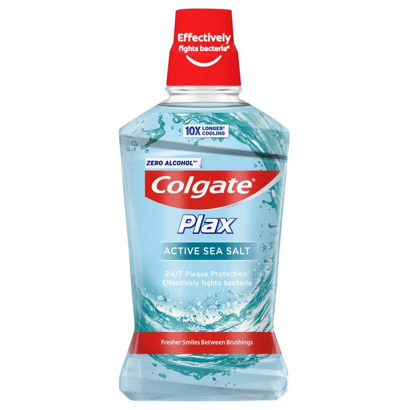 Colgate Plax Active Sea Salt płyn do płukania jamy ustnej, 500 ml
