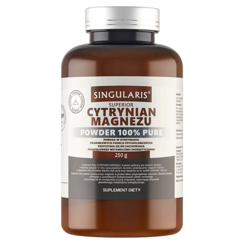 Singularis Superior Cytrynian Magnezu 100% Pure proszek 250 g