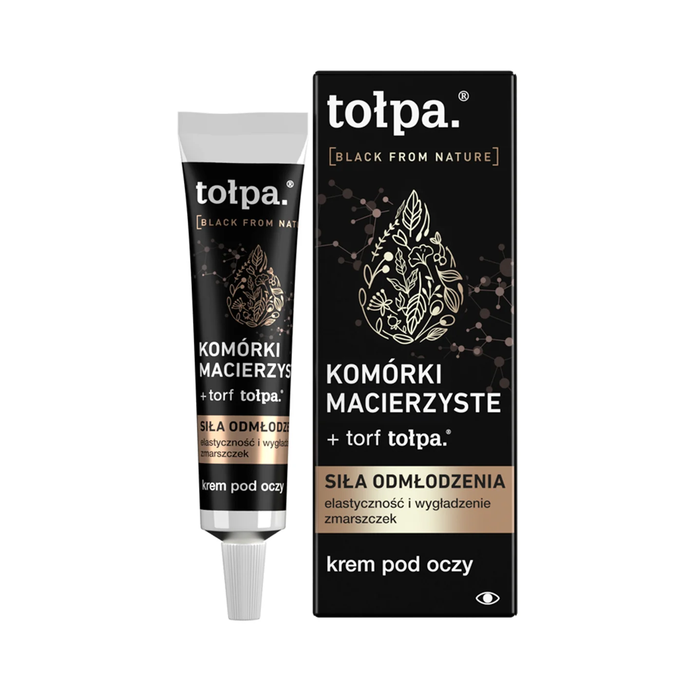 Tołpa Black From Nature krem pod oczy, 10 ml