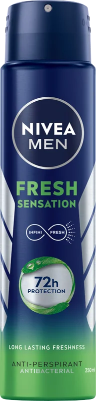 Nivea Men Fresh Sensation Spray antyperspirant w sprayu dla mężczyzn, 250 ml