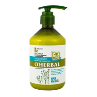 O'HERBAL, Odżywka do włosów suchych i zniszczonych z ekstraktem z lnu, 500 ml