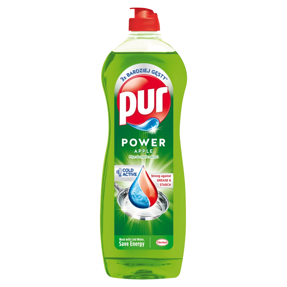 Pur Power Apple Double Decruster płyn do mycia naczyń o zapachu jabłkowym, 750 ml