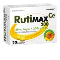 RutiMax Ce 200, suplement diety, 20 tabletek o przedłużonym uwalnianiu