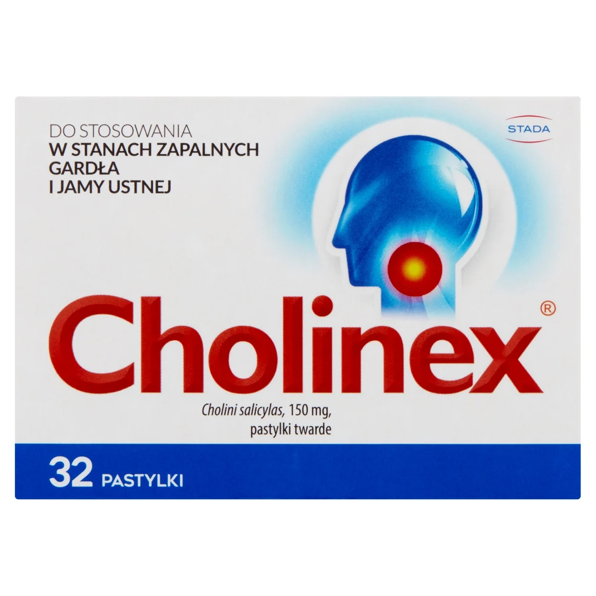 Cholinex 150 mg 32 pastylki twarde