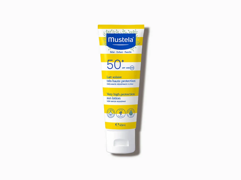 Mustela mleczko przeciwsłoneczne do twarzy, SPF50 +, 40 ml