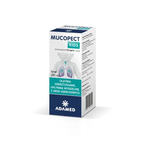 Mucopect Kids, 50 mg/ml, syrop, 200 ml