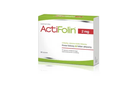 Actifolin, 2mg, suplement diety, 30 tabletek powlekanych