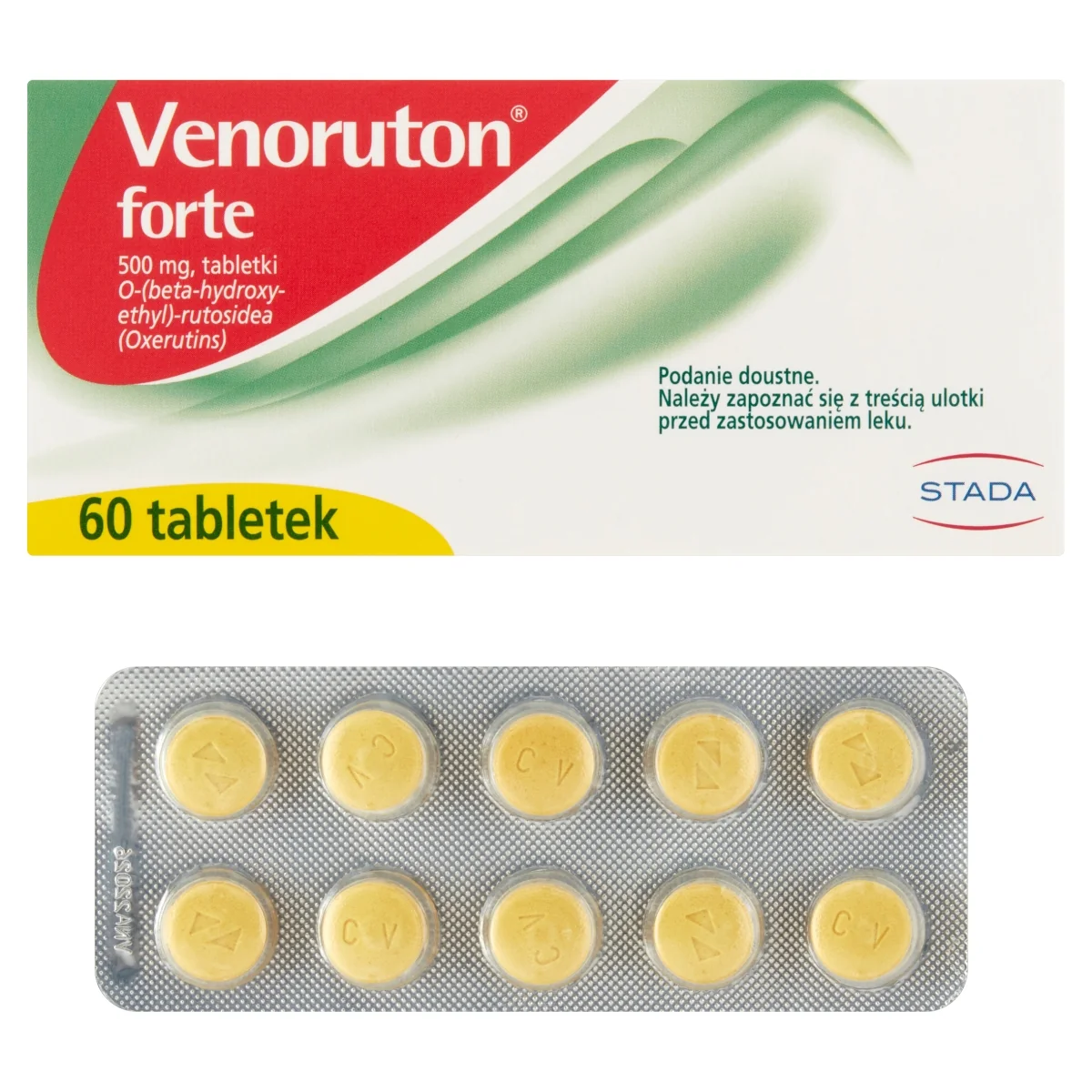 Venoruton forte 500 mg, 60 tabletek