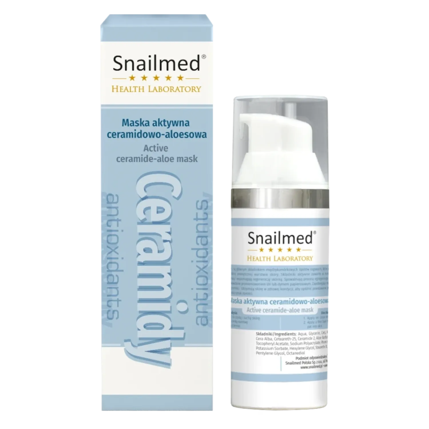 Snailmed maska pielęgnacyjno-normalizująca, 30 ml