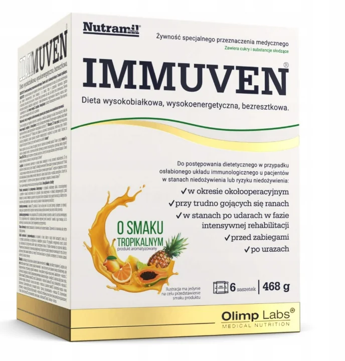 Olimp Immuven smak tropikalny, proszek, 6 saszetek