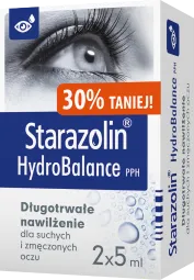 Starazolin HydroBalance PPH, nawilżające krople do oczu, 10 ml