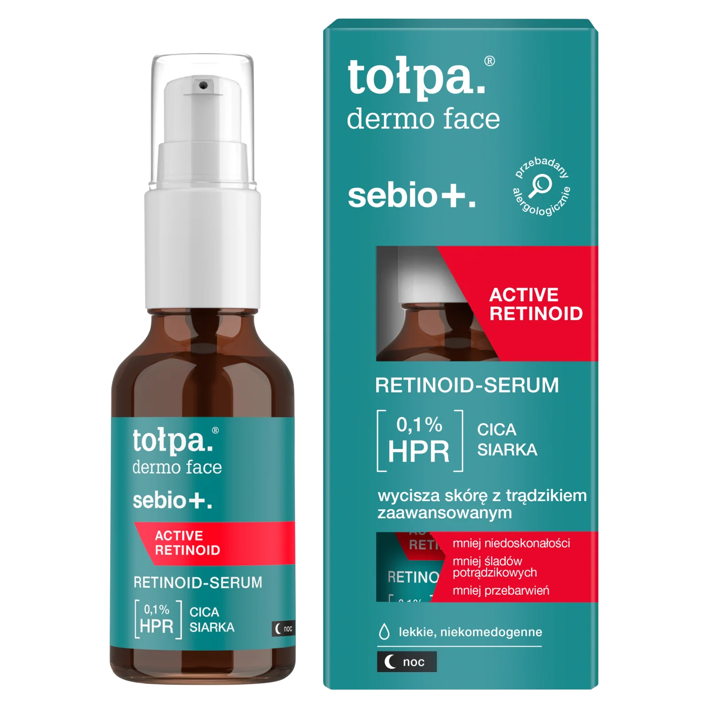 Tołpa Dermo Face Sebio+ active retinoid retinoid serum, 30 ml