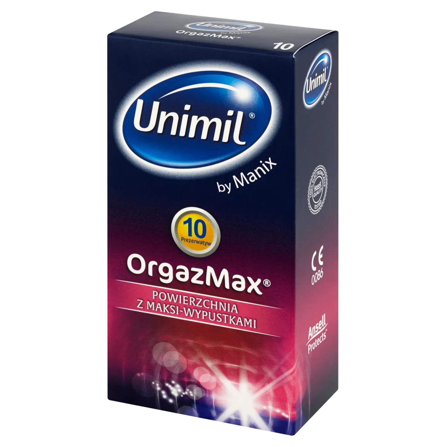 Unimil OrgazMax, prezerwatywy, 10 sztuk