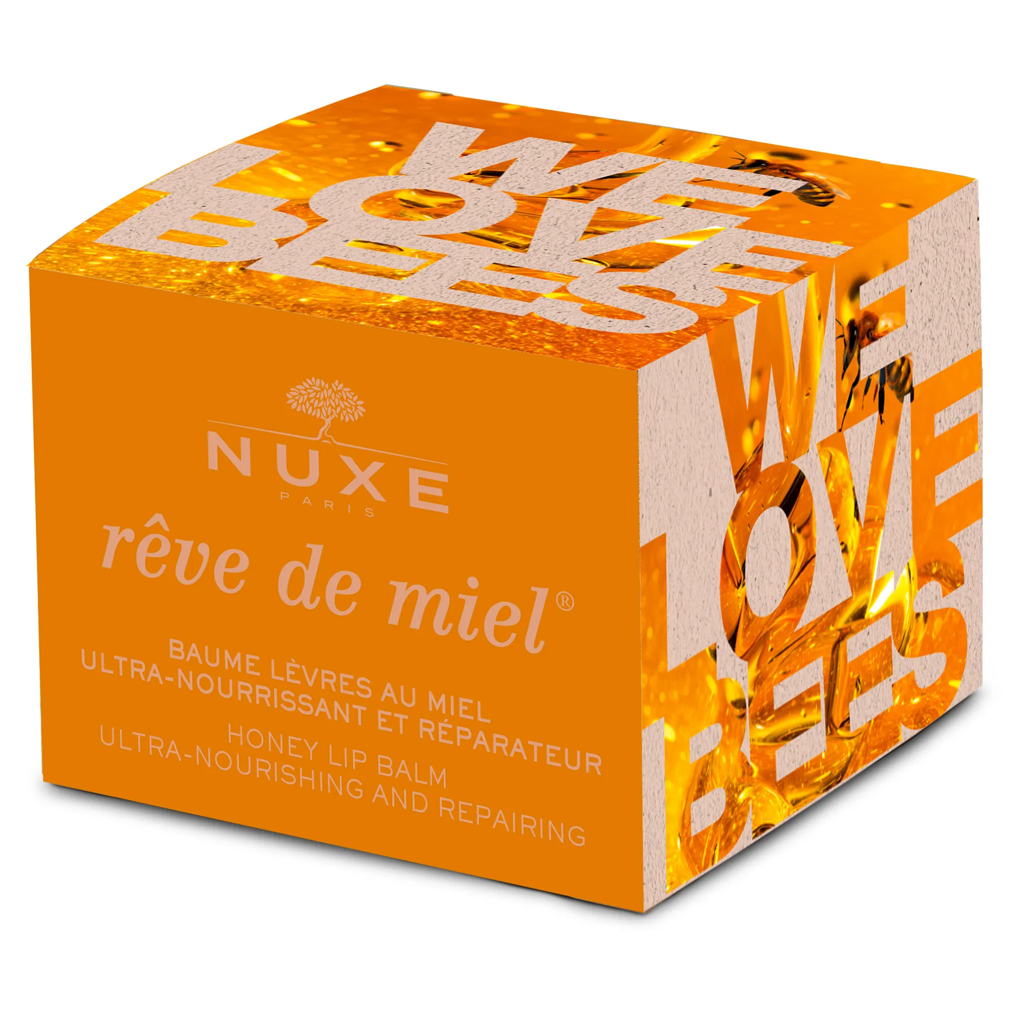 Nuxe Reve de Miel, balsam do ust, edycja limitowana 2020 kolor pomarańczowy, 15g 