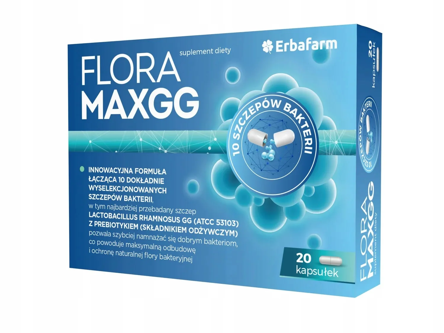 Erbafarm Flora MaxGG 20 kapsułek
