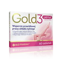 Gold3vena, suplement diety, 60 tabletek powlekanych