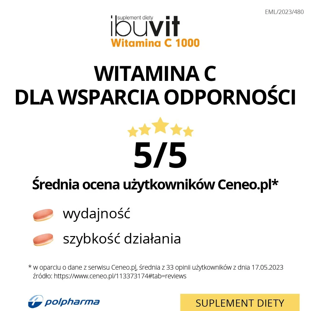 Ibuvit Witamina C 1000 30 tabletek