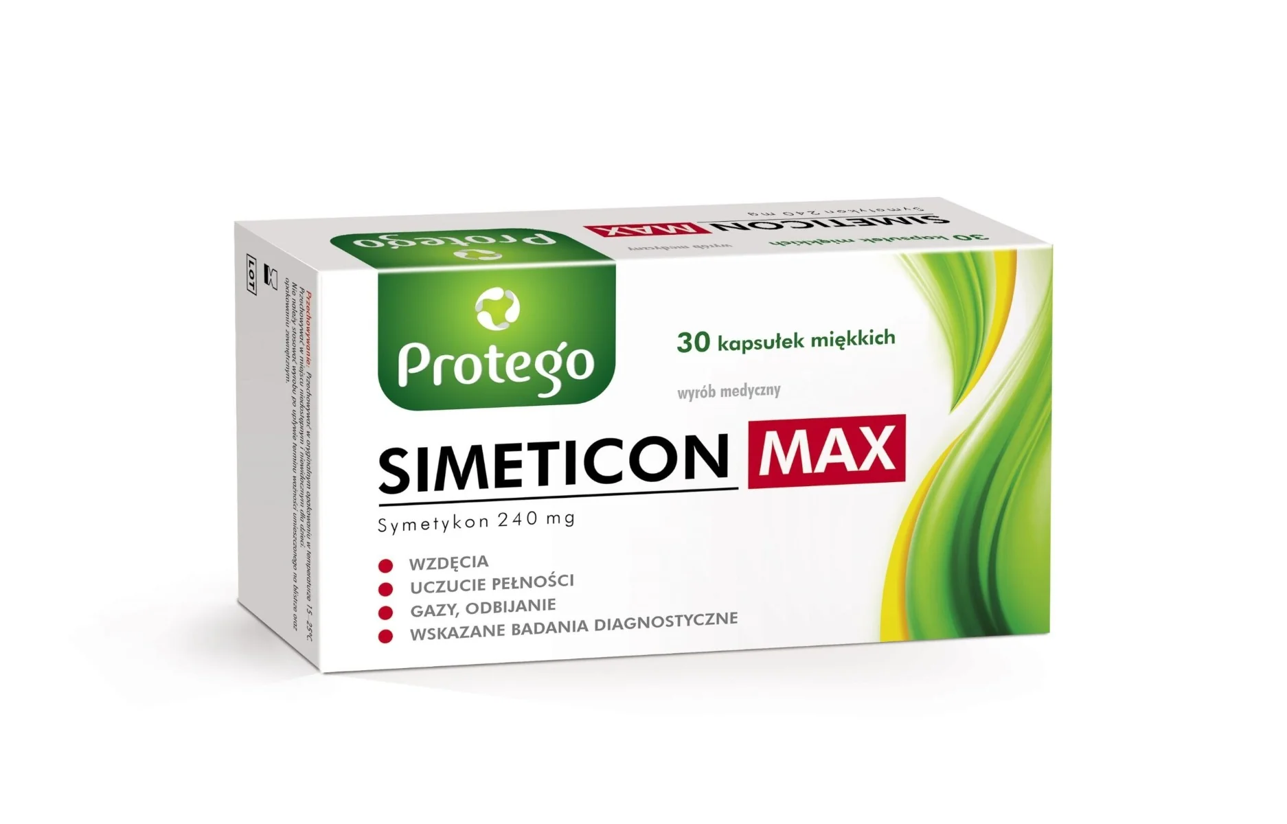 Protego Simeticon Max 30 kapsułek