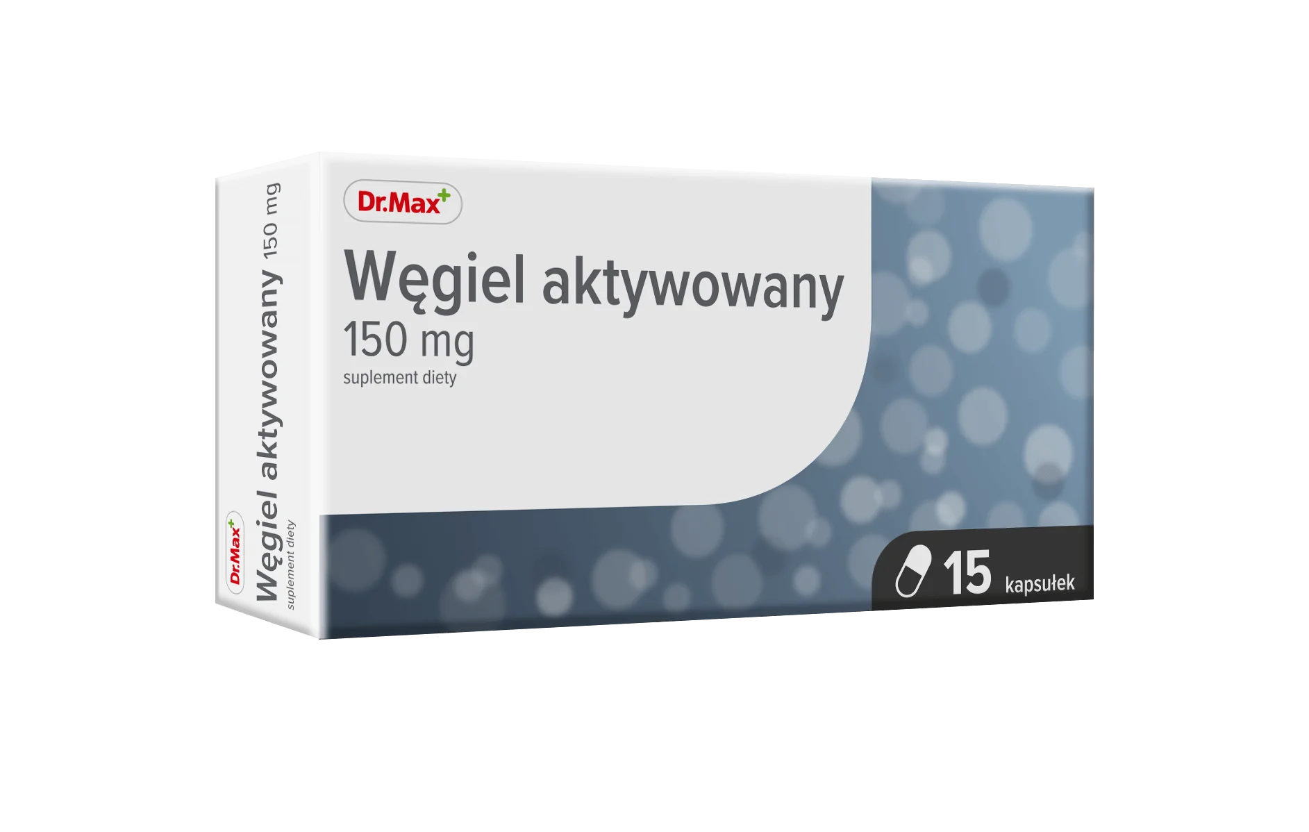 Węgiel Aktywowany Dr.Max, suplement diety, 15 kapsułek