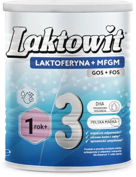 Laktowit 3 Laktoferyna+MFGM mleko modyfikowane po 1. roku życia Laktowit 3 Laktoferyna+MFGM mleko modyfikowane po 1. roku życia