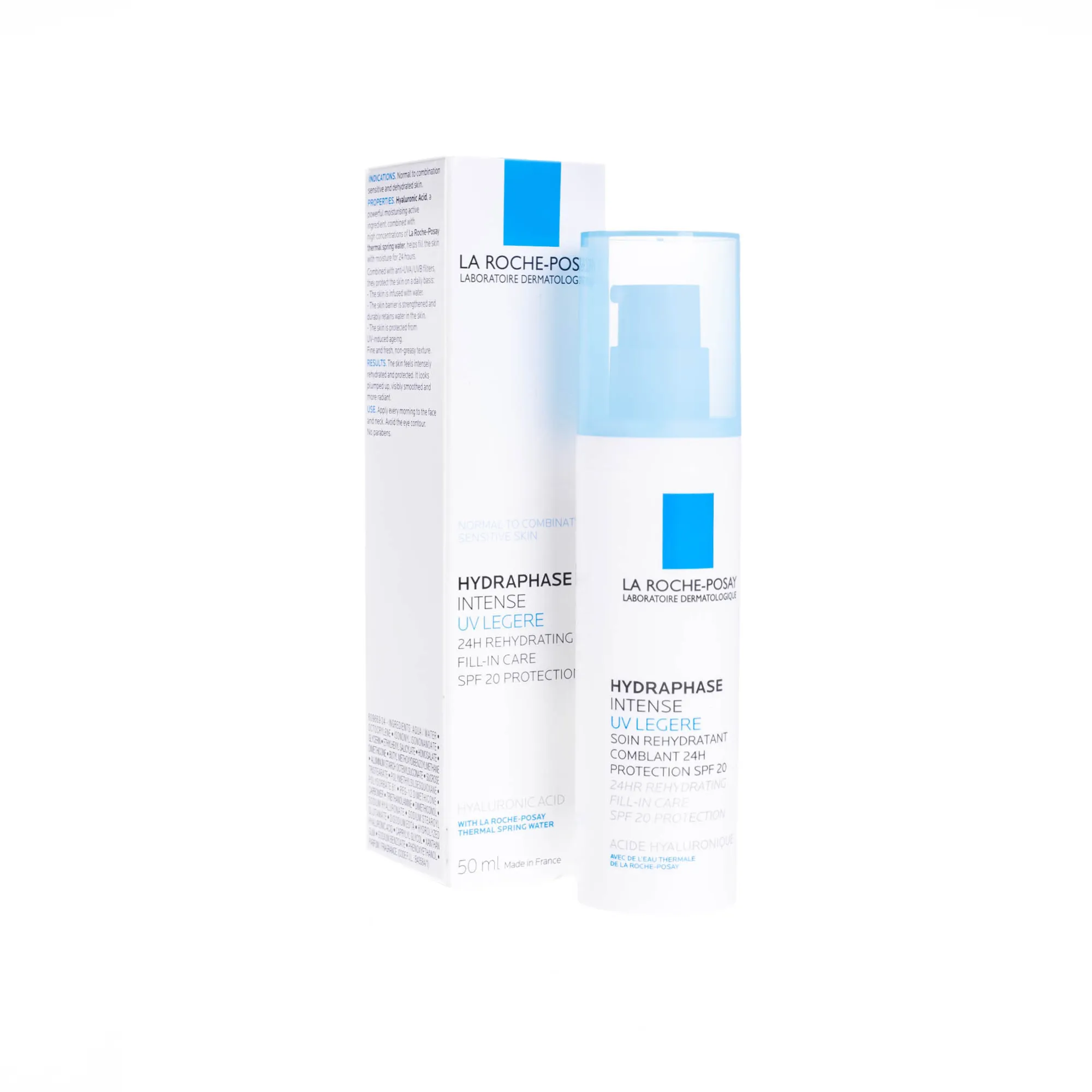 La Roche-Posay Hydraphase UV Intense Legere, krem intensywnie nawilżający z filtrem UV, 50 ml 